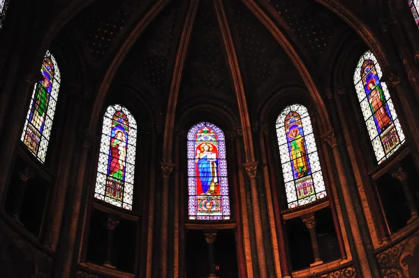 Dentro Iglesia Saint Germain Des Pres París — Foto de Stock