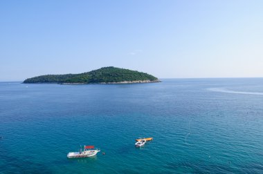Dubrovnik, dünya mirası Lokrum Adası ve Adriyatik Denizi
