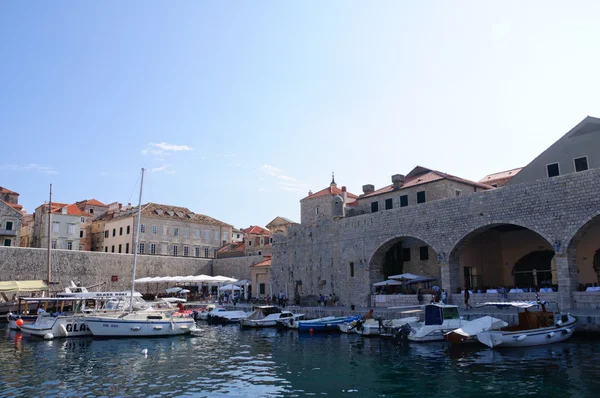 Oude Haven Van Dubrovnik World Heritage Site — Stockfoto
