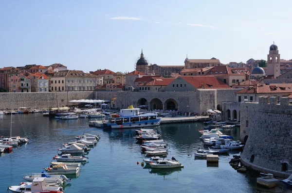 Antiguo Puerto Dubrovnik Patrimonio Humanidad —  Fotos de Stock