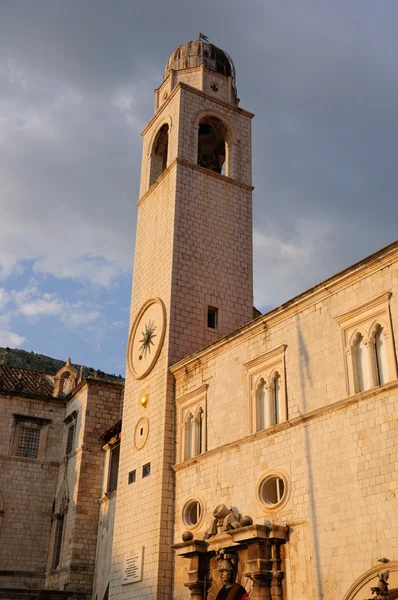 Lector Palace Dusk Dubrovnik World Heritage Site — Stock Photo, Image