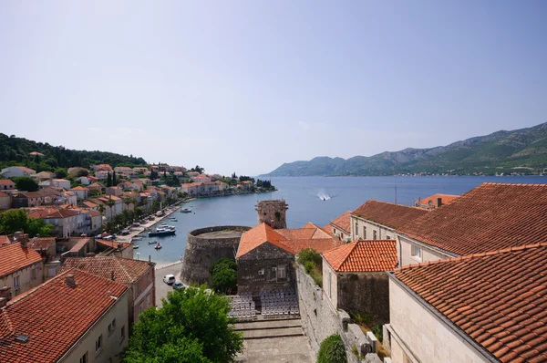 Корнула Хорватии Вдоль Адриатического Моря — стоковое фото