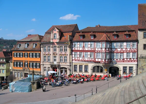 Oude Binnenstad Van Schwäbisch Hall Duitsland — Stockfoto