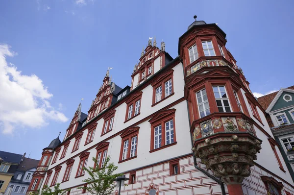 Stadthaus Historisk Byggnad Coburg Tyskland — Stockfoto