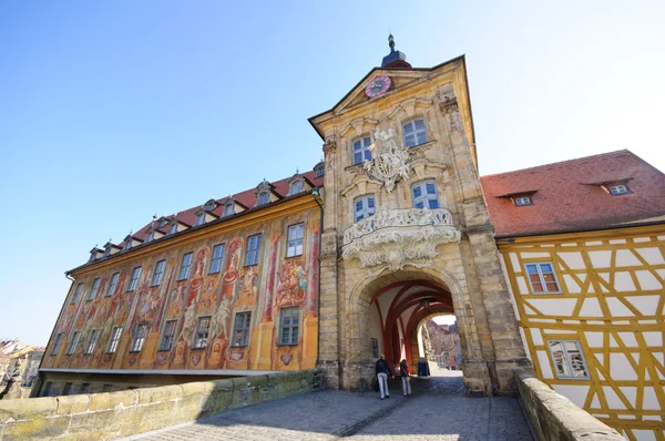Altes Rathaus Bamberg Site Patrimoine Mondial Allemagne — Photo