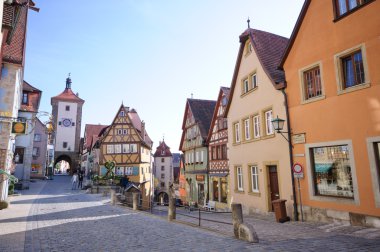 Plöenlein in Rothenburg ob der Tauber, Germany clipart