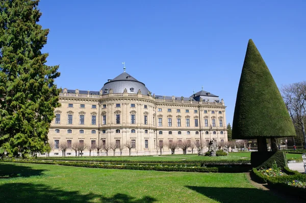 Residenz Würzburgu Światowego Dziedzictwa Unesco Niemczech — Zdjęcie stockowe