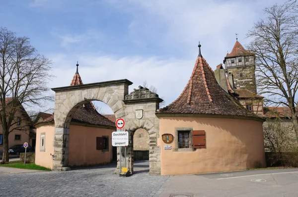 stock image Rödertor in Rothenburg ob der Tauber, Germany