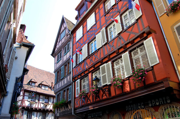 Old Town of Colmar, Half Timbered Houses