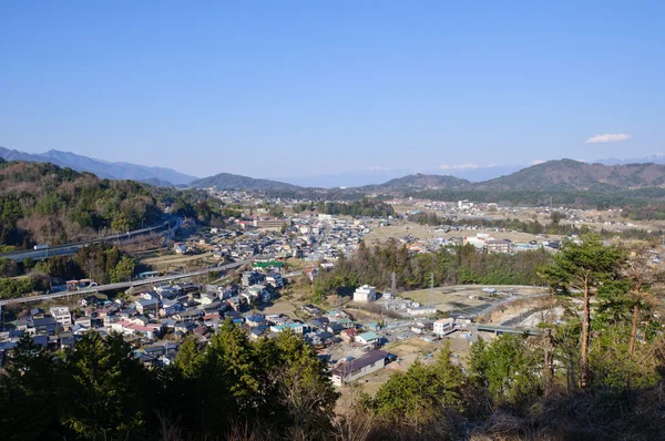 Achi vesnice, nagano, Japonsko — Stock fotografie