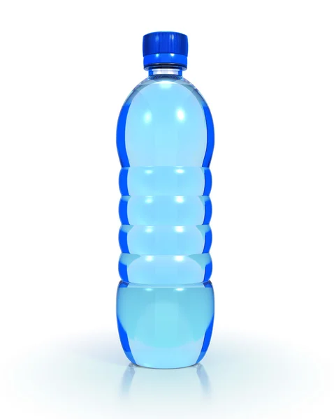 Mineralwasser in Plastikflasche — Stockfoto