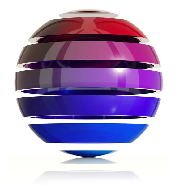 Esfera 3D . — Fotografia de Stock