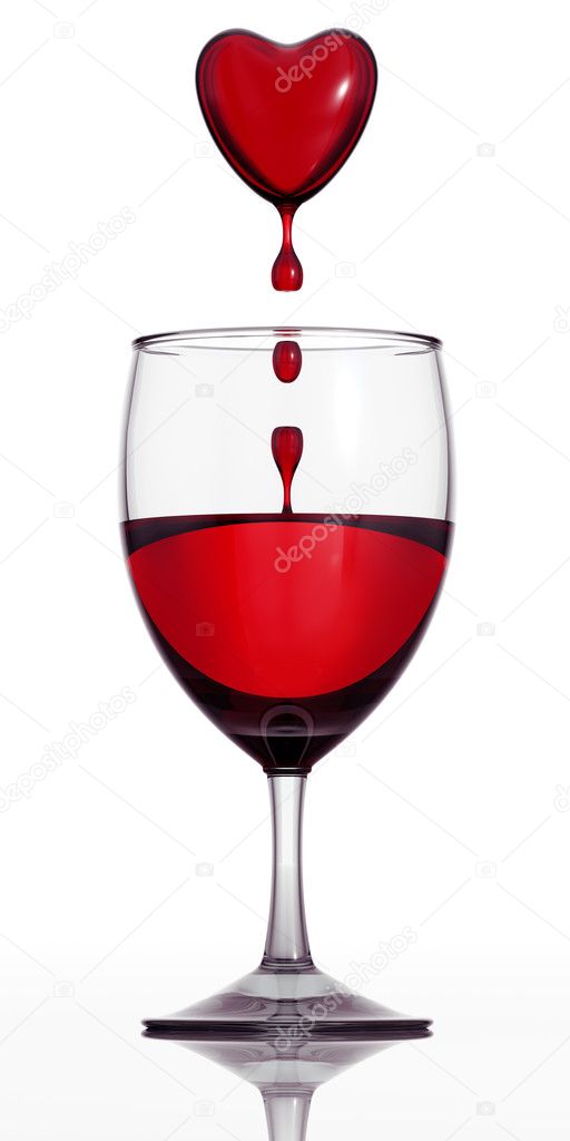 Vino di sangue . Foto Stock Foto, Immagini © Ostapiusangelp 5149452 Depositphotos
