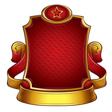 USSR retro style emblem. clipart