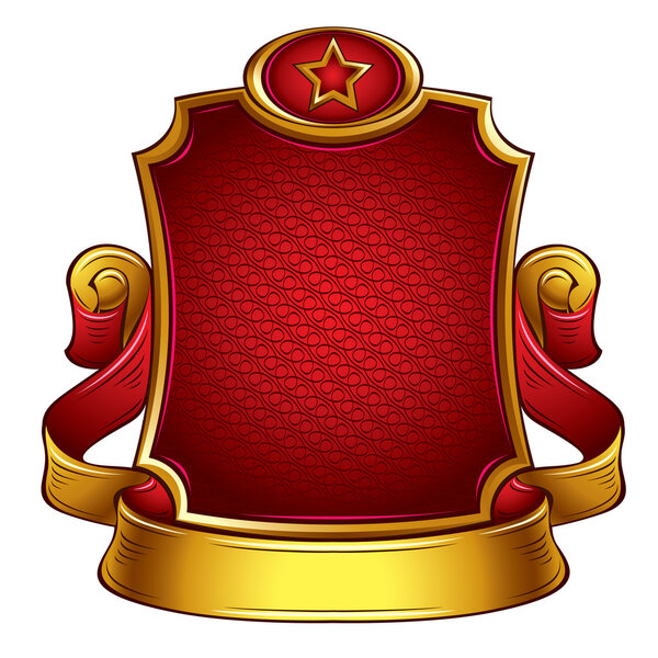 USSR retro style emblem.