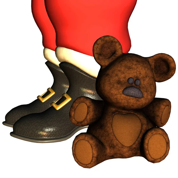 Botas de Santa Claus — Foto de Stock