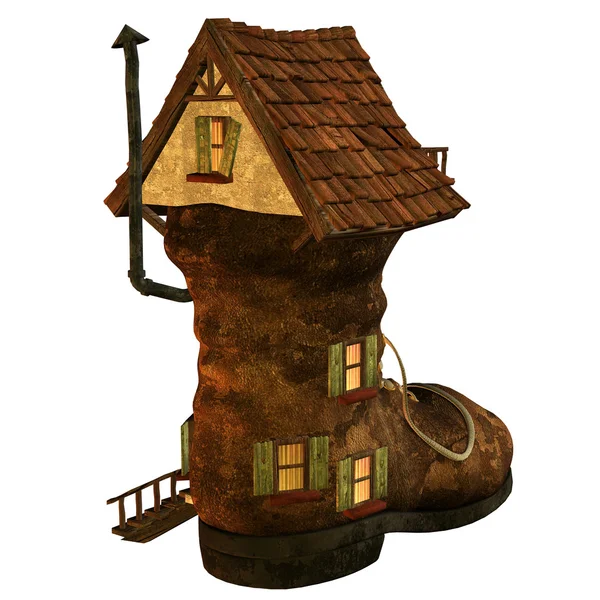 stock image Boot house - back