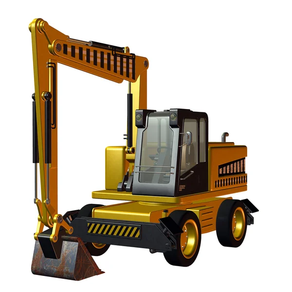Escavatore costruzione veicolo — Foto Stock