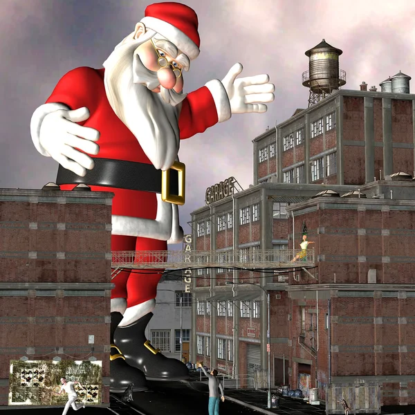 Санта Клаус Xxl — стокове фото