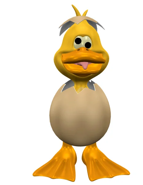 Crazy duck egg — Stock Photo, Image