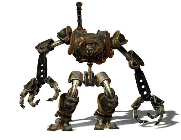 Robô Steampunk do futuro — Fotografia de Stock