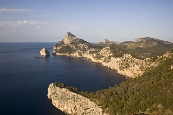 Západ Slunce Mysu Formentor Mallorca Baleárské — Stock fotografie