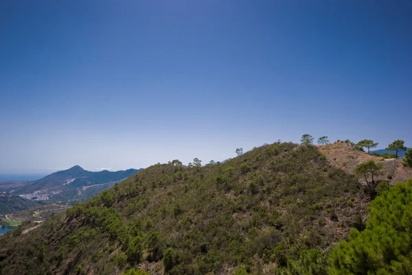 stock image Mountains and a blue sky