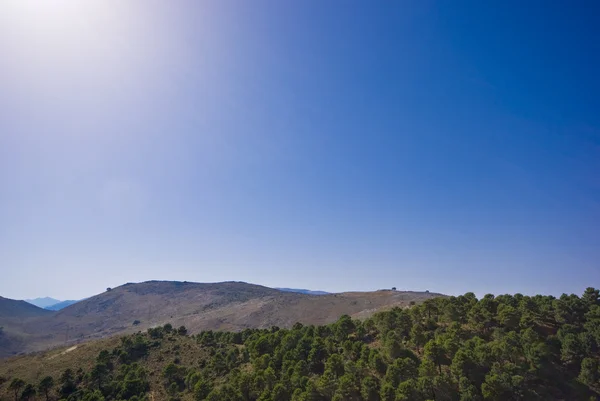 stock image Mountains and a blue sky