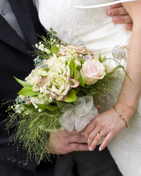 Brautstrauß aus nächster Nähe — Stockfoto