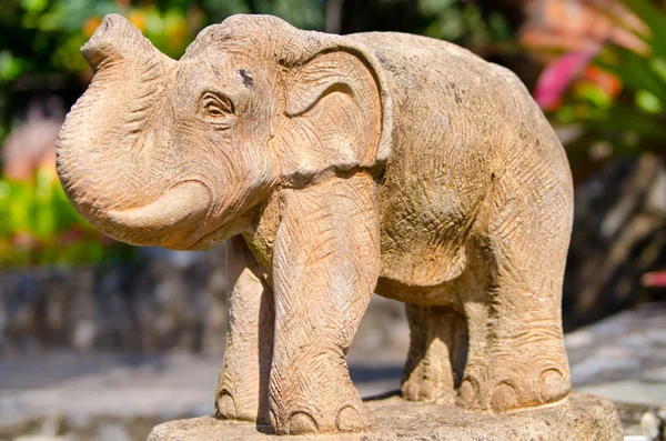 Steinelefant Verändert Dekoration Thailand — Stockfoto