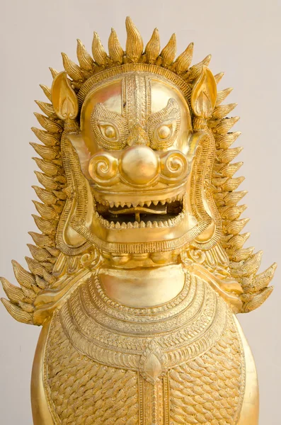 Zlatá Postava Thajsku Chrámu — Stock fotografie