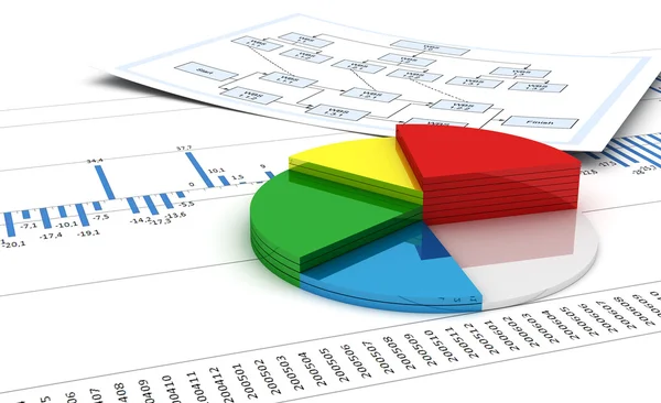 stock image Business graph