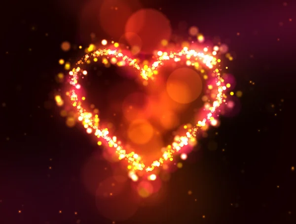 stock image Sparkling heart