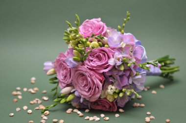 Wedding bouquet clipart