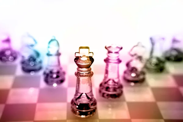 Schackpjäser — Stockfoto