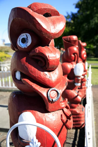 Maorský rytiny — Stock fotografie