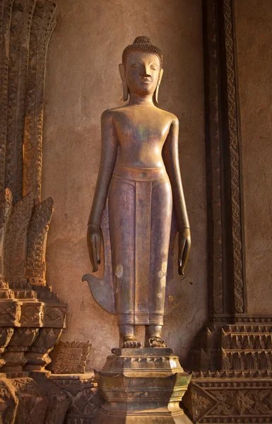 Standing Vintage Buddha — стоковое фото