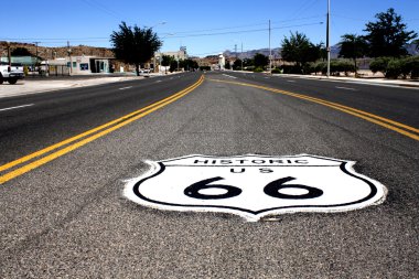 Downtown Route 66 clipart