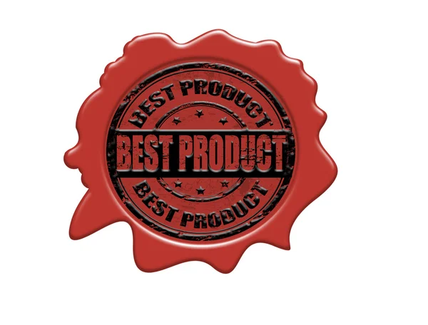 Nejlepší produkt vosk těsnění — Stockový vektor