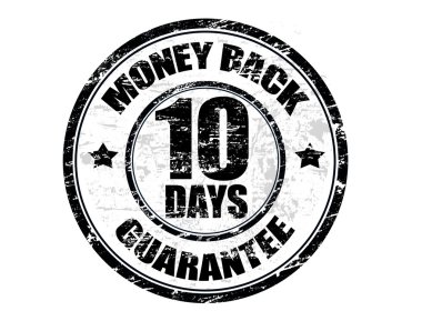 Money back stamp clipart