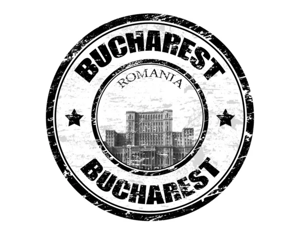 stock vector Bucharest stamp