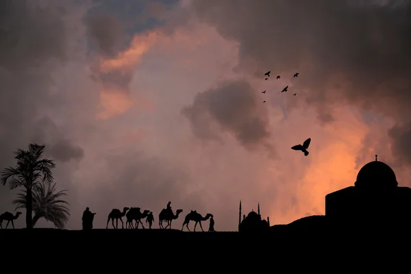 İslami günbatımı — Stok fotoğraf