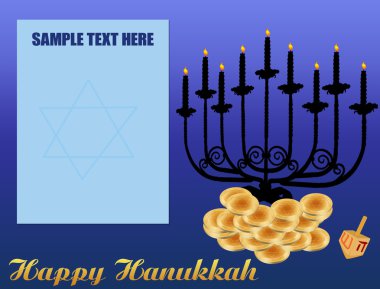 Mutlu Hanuka/Chanukah arka plan