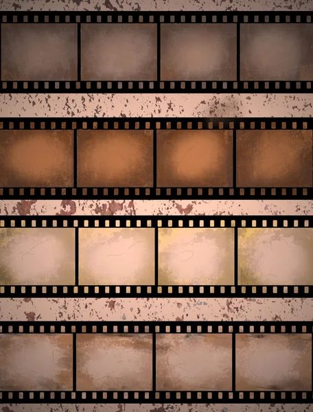Grunge strutturato pellicola striscia — Foto Stock
