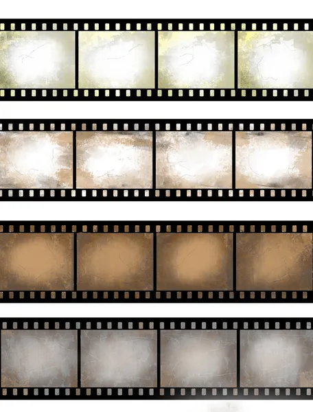 Grunge textured film strip — Stock Photo, Image