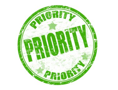 Priority stamp clipart