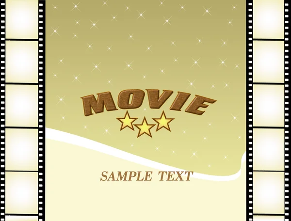 Movie poster — Stock Vector