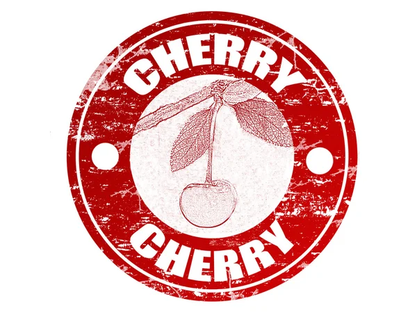 Cherry stempel — Stockvector