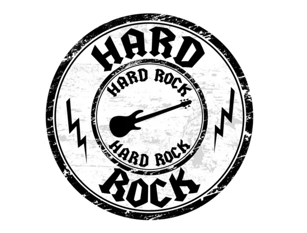 Hard Rock Stempel — Stockvektor