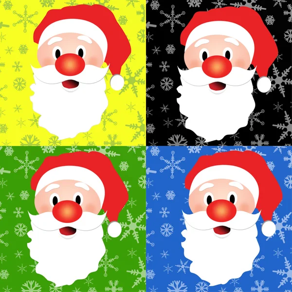 Santa Christmas background — Stock Vector